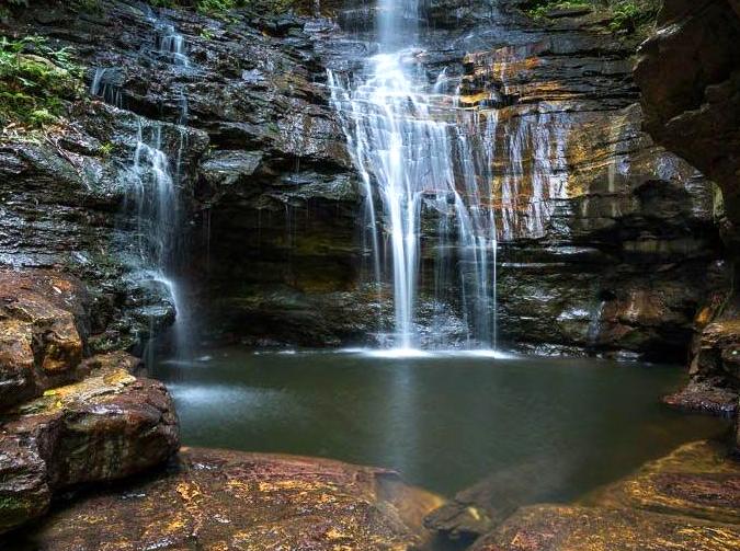 Scenic Stroll on the Poet’s Walk around Wentworth Falls