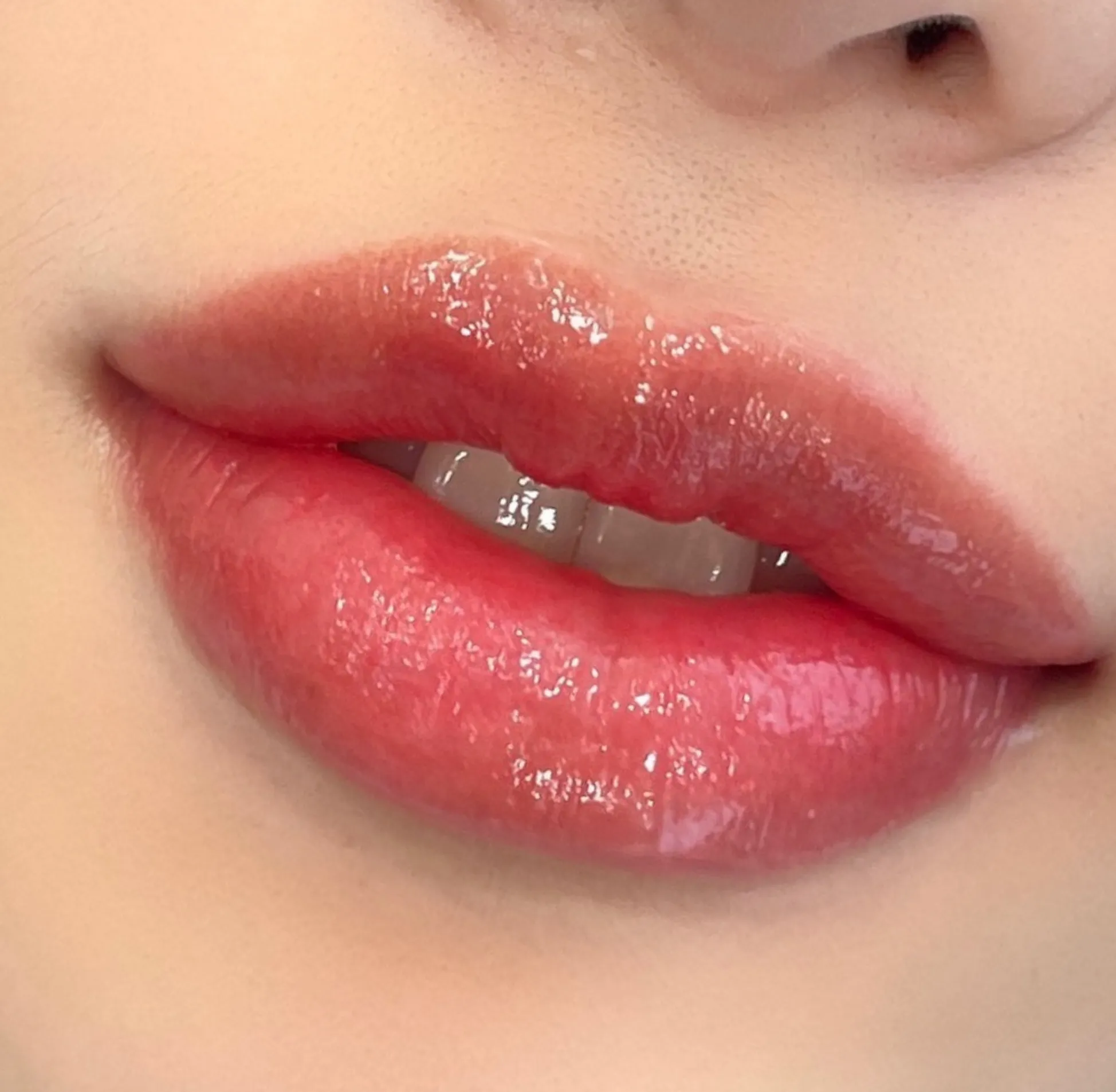 healing lip tattoo